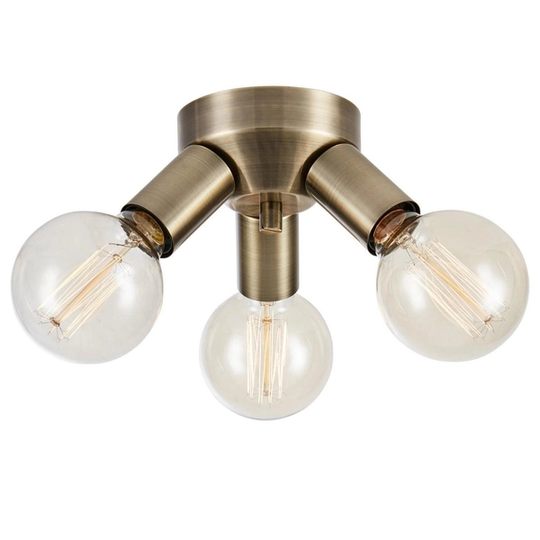 Lampa sufitowa potrójna Mazzo 108550 Markslojd ściemnialna złota