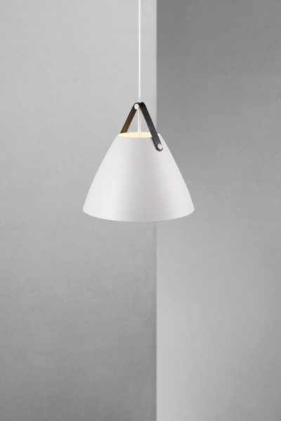 Lampa zwisowa Strap 84343001 Nordlux metalowa biała