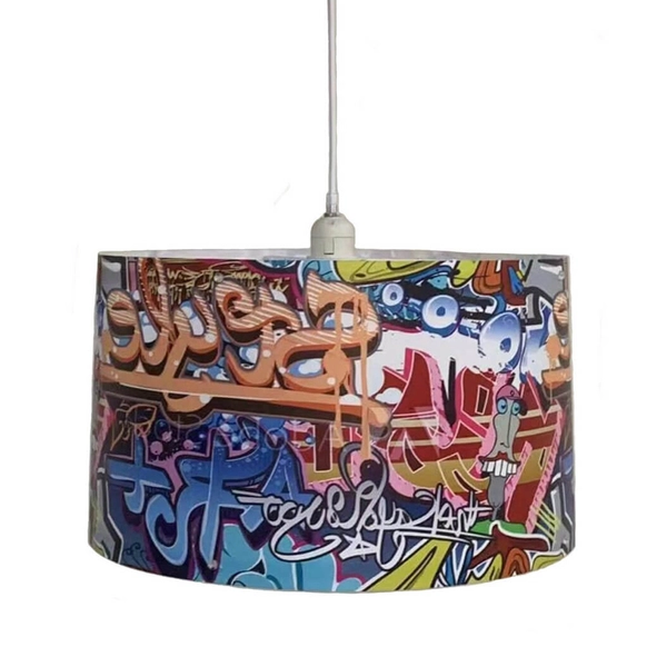 Młodzieżowa lampa wisząca Graffiti LP-077/1P Style Light Prestige kolorowy