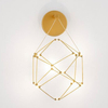 Przyścienna lampa ASIS LE44325 LED 6W 3000K geometryczna złoty