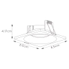Lampa sufitowa oczko ZIVA 09924/01/31 Lucide IP44 biała