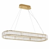 Wisząca lampa glamour ADONIS złota ST-8877P-100 1xLED 15W 3000K owalna