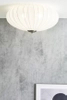 Okrągła lampa sufitowa Mist nowoczesna do kuchni biała