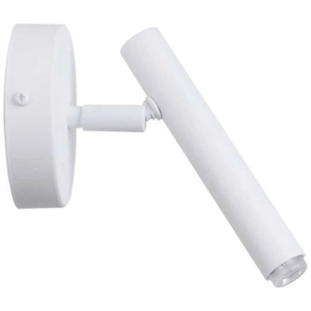Kinkiet LAMPA ścienna SOPEL 33216 Sigma modernistyczna OPRAWA metalowa tuba regulowana biała