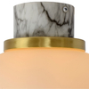 Łazienkowa lampa sufitowa LORENA 03140/23/61 ball IP44 złota biała outlet