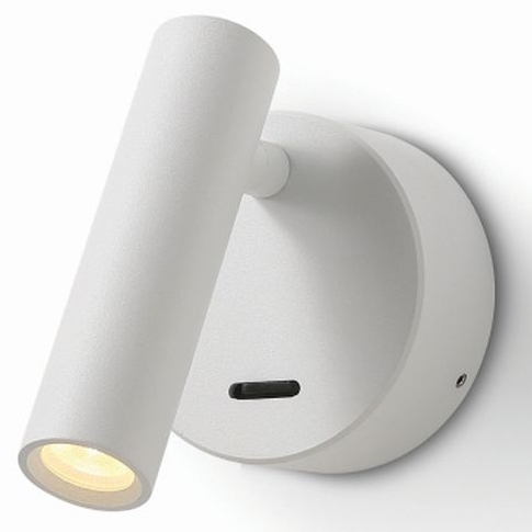 Kinkiet do gabinetu Kent 633001302 Elkim LED 3W 6000K włącznik punktowy biały