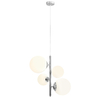 Modernistyczny zwis BLOOM 1091L4 Aldex szklane kule balls chrom