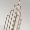 Szklana lampa wisząca QN-KIMROSE3-PN geometryczna nikiel