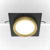 Lampa podstropowa Hoop DL086-GX53-SQ-BG downlight czarna złota