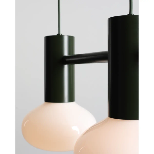 Nowoczesny żyrandol nad wyspę Flo 2 Moss 7000H26_S zielona