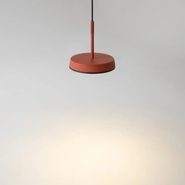 Okrągła lampa wisząca El MOD041PL-L15TR3K LED 12W 3000K pomarańczowa