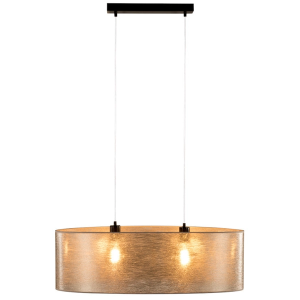 Loftowa lampa wisząca NEVOA 17930204 kulista zwis abażurowy srebrny