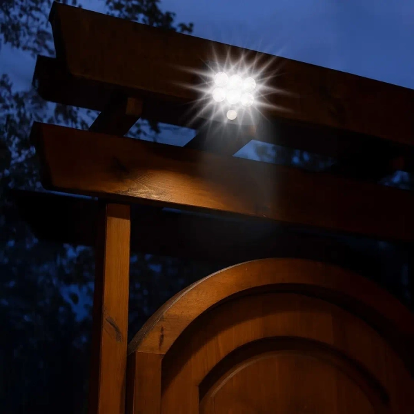 Solarna ogrodowa lampa Depo EKO0616 LED 1,05W 6500K IP44 czarny