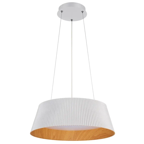 Wisząca lampa nad wyspę FRILL ST-DL6487-WH LED 21W 3000K biała złota