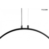 Lampa wisząca ring Circulo MSE010100373 Moosee LED 43W 3000K czarna