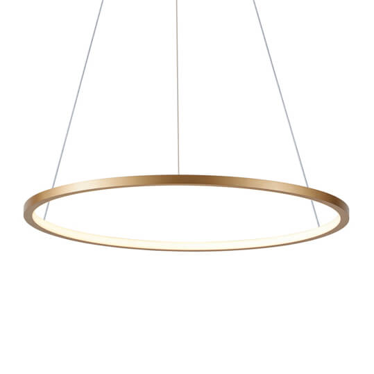 Minimalistyczny zwis Vinola PND-56135B-040RPC-GD-3KS4K Italux LED 24W 3000-4000K złota