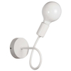 Kinkiet LAMPA ścienna VEN K-LOOP/1 WH metalowa OPRAWA pręt stick loft biały