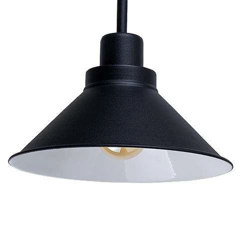 Kinkiet LAMPA ścienna CRAFT 9151 Nowodvorski metalowa OPRAWA industrialna na wysięgniku czarna biała