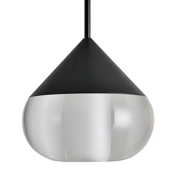 Wisząca lampa LED Suza PL0103-BK Yaskr LED 6W 3000K IP44 czarna