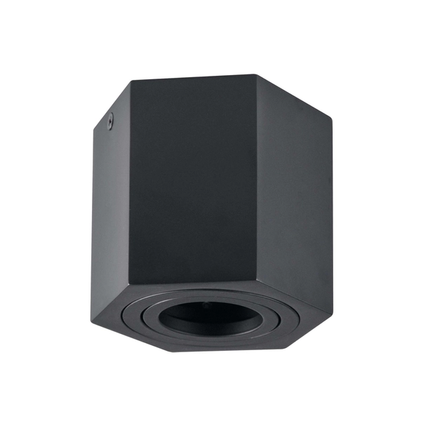 Sześciokątna LAMPA sufitowa HEXAGON 313188 Polux regulowana OPRAWA metalowa downlight czarny