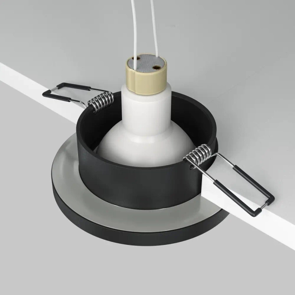 Wpuszczana sufitowa lampa Stark DL083-01-GU10-RD-B IP65 czarna