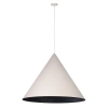 Stożkowa lampa wisząca VESUVIO 41075 skandynawska beżowa czarna