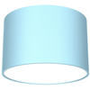 Okrągła lampa sufitowa Dixie metalowy downlight niebieski