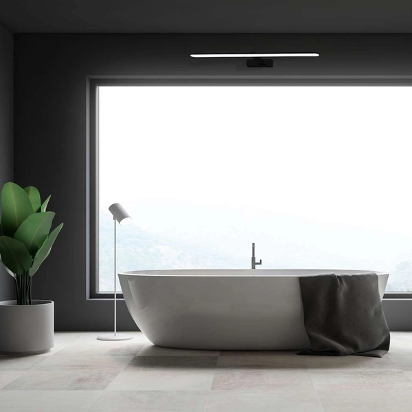 Łazienkowa LAMPA ścienna SPLASH ML5723 Milagro metalowa OPRAWA kinkiet LED 16W 4000K nad lustro IP44 czarny