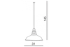 Loftowa lampa wisząca New Axel AZ1351 Azzardo nad wyspę czarna złota