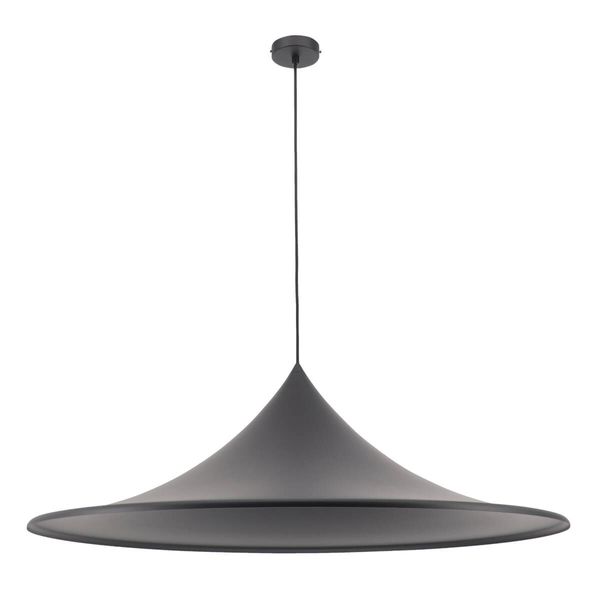 Stożkowa lampa wisząca KELDAN AZ5904 Azzardo salonowa nad wyspę czarna