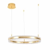 Lampa wisząca glamour ARKADIA ST-6376-60 złota LED 30W 3000K pierścień