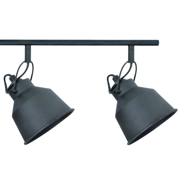 Plafon LAMPA sufitowa NIKO 4 311849 Polux industrialna OPRAWA regulowane reflektorki metalowe czarne