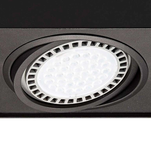 Regulowana lampa sufitowa BOXY CL 20075-BK Zumaline cube czarny