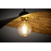 Wisząca lampa LEAF czarna złota kapelusz nad stół 1xE27 41918