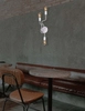 Ścienna lampa Peka K-4046 loftowe oprawki na żarówki białe