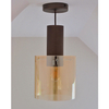 Wisząca lampa TOLEDO 74405/01/62 Lucide szklana miedziana bursztynowa