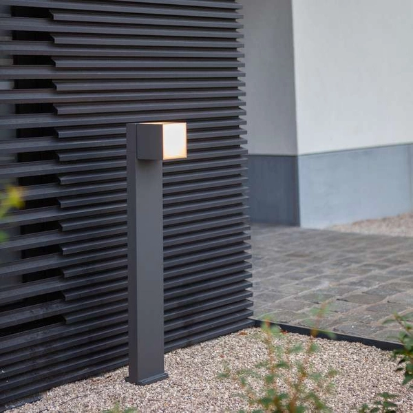 Słupek ogrodowy CUBA 7193802118 regulowany LED 12W 3000K IP54 szara