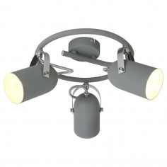LAMPA sufitowa GRAY 98-66497 Candellux regulowana OPRAWA metalowe reflektorki szare