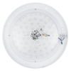 Nowoczesna LAMPA sufitowa MANNI 41759-24 Globo okrągły plafon LED 24W 2700K - 6500K z pilotem czarny