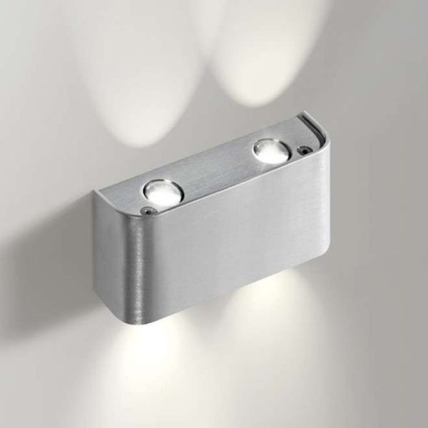 LAMPA ścienna GM1200 ALU metalowa OPRAWA kinkiet aluminium