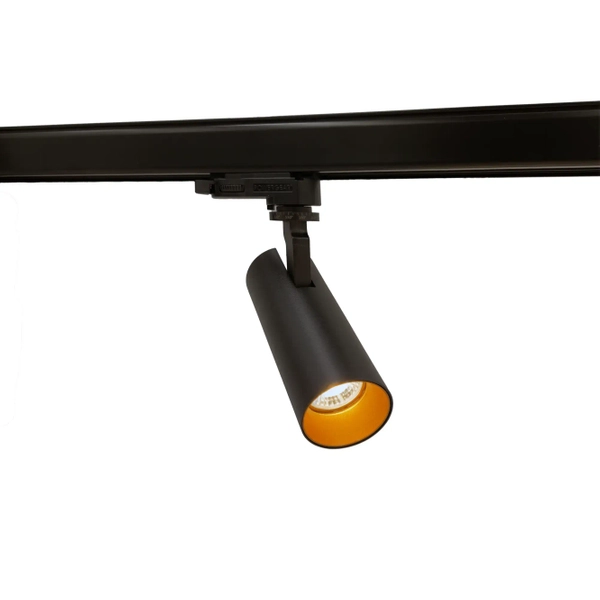 Reflektor 3-fazowy Luba TRA0103-BK LED 10W 3000K do szyny złoty czarny