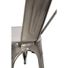 Nowoczesne krzesło czarne Tower KH010100957 uniwersalne metalowe