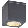 Zewnętrzna LAMPA sufitowa AKRON 8149 Rabalux kwadratowa OPRAWA elewacyjna downlight kostka IP54 grafitowa