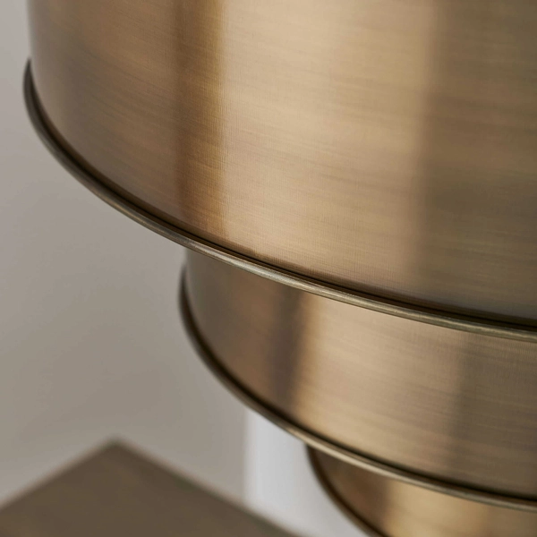 Industrialna lampa Morad 69783 Endon wisząca na łańcuchu mosiądz