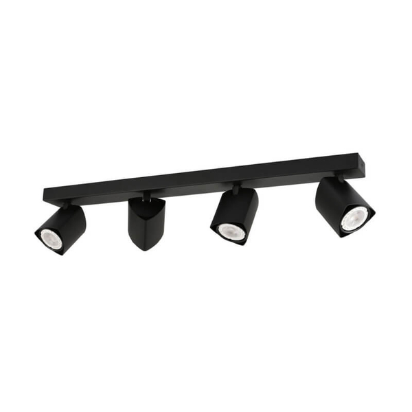 Sufitowa lampa regulowana Merusa kierunkowa do pokoju czarna