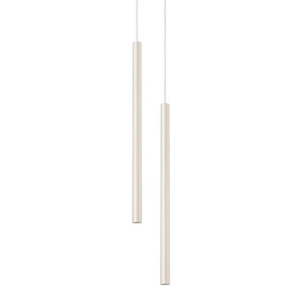 Wisząca lampa podłużna PASTELO SL.1513 podwójne tuby beżowe OUTLET