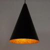 Lampa jadalniana zwis VESUVIO 41041 kompozyt minelany czarny miedziany