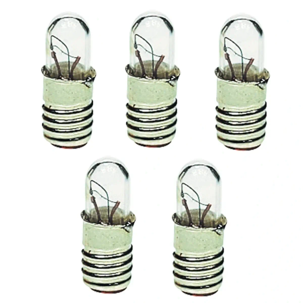 Żarówka kapsułka do świeczników E5 0,4W 12V biała ciepła