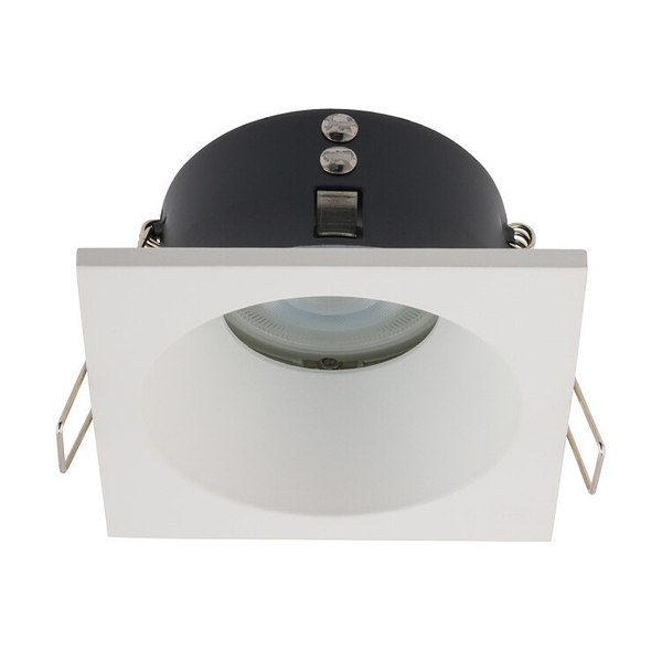 Zewnętrzna lampa sufitowa Delta 8368 kwadratowy wpust IP54 biały