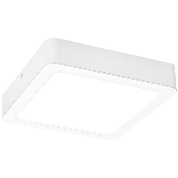 Kwadratowy plafon salonowy Shaun 3174 LED 12W 4000K nowoczesny biały
